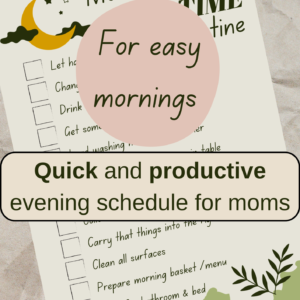 FREE Mom’s bedtime routine