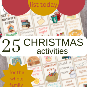 FREE Christmas activities – 25 Days of Christmas Activities