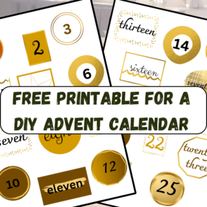 Our advent calendars – free printable for you