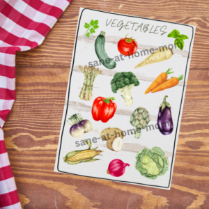 Farmhouse Vegetables Printable