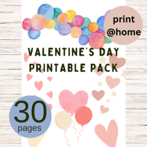 Valentine’s Day printable pack