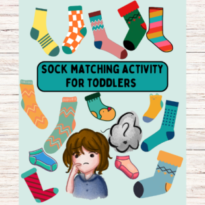 sock matching activity for toddlers